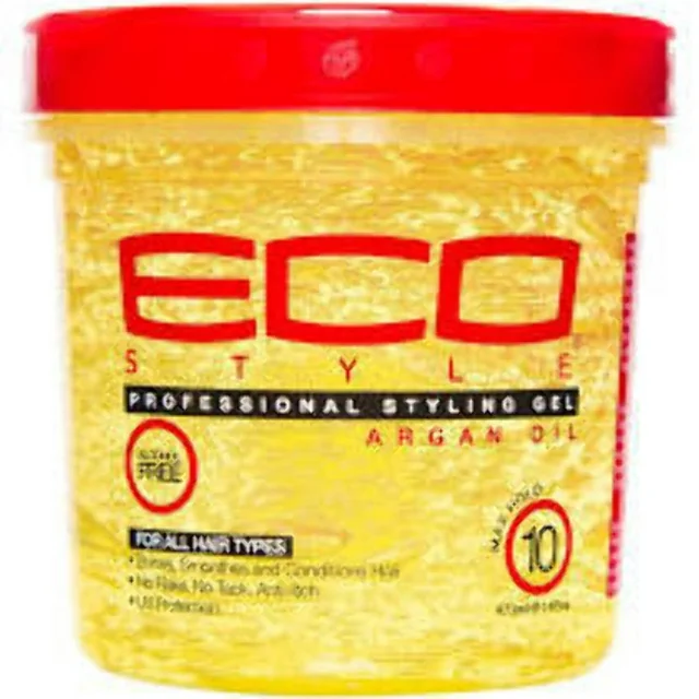 Eco Styler Argan Oil Hair Styling Gel, 16 oz., Moisturizing, Unisex