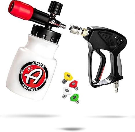 Adam's Polishes Premium Foam Cannon - Custom Snow Foam Cannon Soap Sprayer for Car Wash | Sprayer Cannister for Pressure Washer