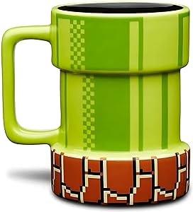 EXIGENT Gamer Pipe Ceramic Coffee Tea Cup Mug Collectible 15 Oz Ounces (Pipe)