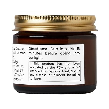 Santa Cruz Paleo Beef Talow and Zinc Sun Balm