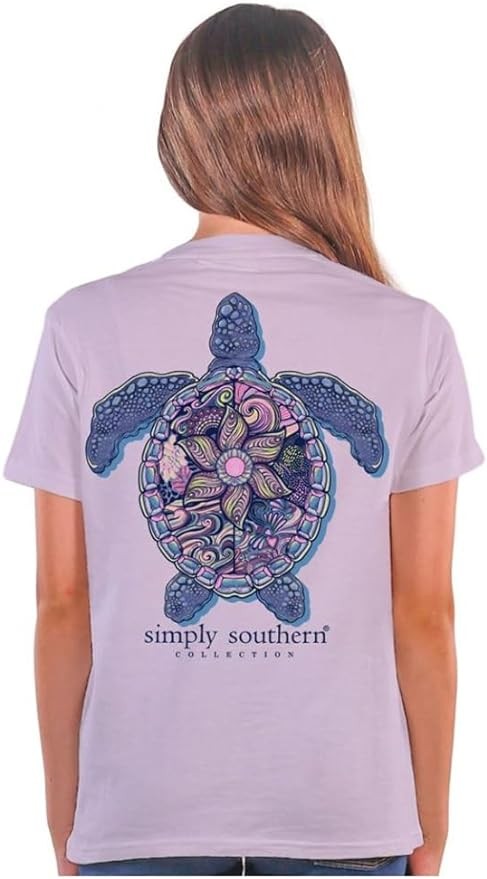 Women's Relaxed-Fit Save The Turtles Short Sleeve T-Shirt | Live Your Story | Preppy and Stylish Women’s T-Shirt