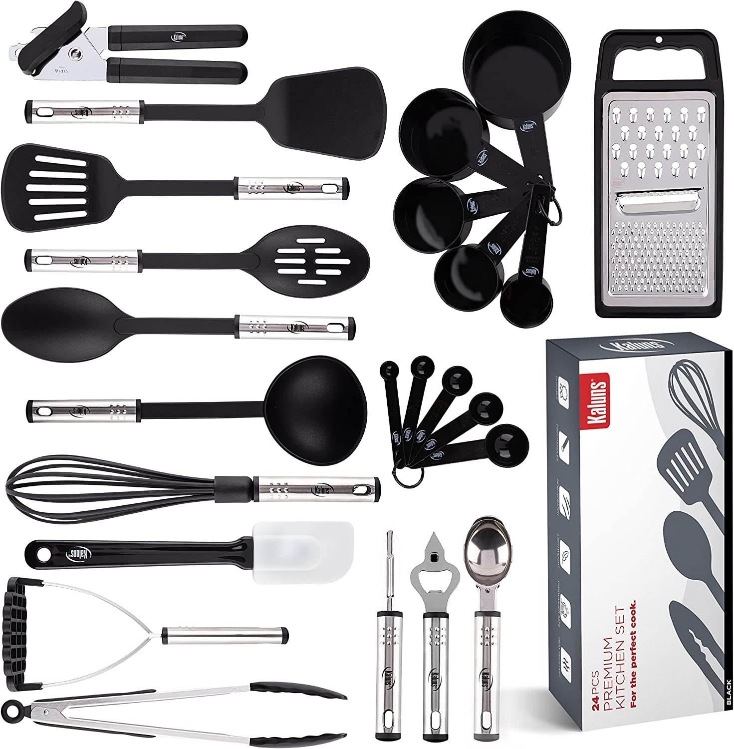 Kitchen Utensils Set, Cooking Utensil Set Kitchen Gadgets, Pots and Pans Set Non