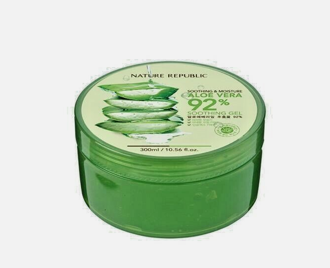 NATURE REPUBLIC ALOE VERA 92% Soothing Gel 300ml 2pcs 10.56 fl.oz moist
